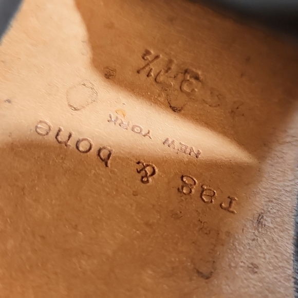 RAG&BONE 37.5 Harrow Leather Bootie - Picture 12 of 14